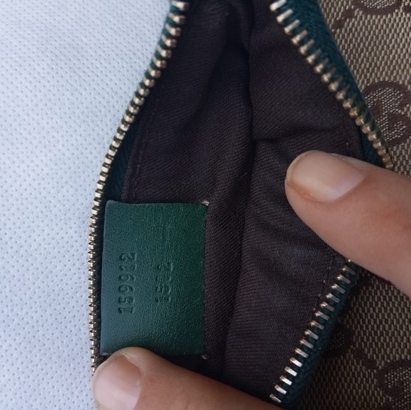 Gucci Monogram Small Zip Pouch - Picture 2 of 3